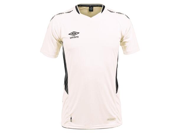 UMBRO UX-1 Jersey SS Hvit/Sort L Flott kortermet spillertrøye 